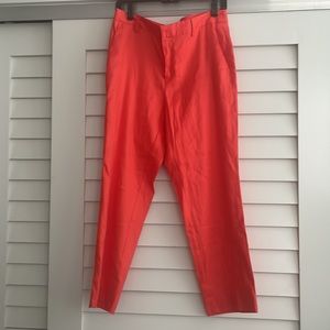 Banana republic Avery red color straight pants size 10